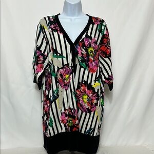 Lane Bryant Women’s 18/20 Open Front Short Sleeve Soft Light Cardigan Sweater